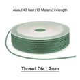 thumbnail image 2 of Unique Bargains Twisted Nylon Twine Thread Beading Cord 2mm 13M/43 Feet Extra Strong Braided Nylon String, Morning Blue, 2 of 6
