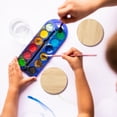 thumbnail image 2 of Miangastore Pastime Activity Unfinished Circle Light Brown 20Pack 1.97x1.97in, 2 of 8