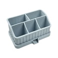 thumbnail image 2 of EGNMCR Bacs de Rangement, Conteneurs de Rangement Silicone Brosse à Dents Dentifrice Boîte de Rangement Rack Salle de Bain Étagère de Rangement Ensemble de Lavage Salle de Bain Produit de Beauté Boîte de Rangement Silicone, 2 of 6