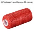 thumbnail image 2 of Unique Bargains Red Polyester Waxed Leather Sewing Thread, 55 Yards, 2 of 6