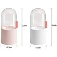 thumbnail image 4 of Dustproof Makeup Brush Holder Organizer Cosmetic Brushes Storage Case Display Stand with Crystal Clear Rotating Lid Beautiful Pearls Bedroom Vanity Table Bathroom Cabinet Countertop Gift, 4 of 6
