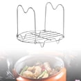 thumbnail image 3 of veasfak Support de Vapeur Dessous-de-Plat Support à Frites Étagère de Refroidissement pour Four Pièces de Friteuse 19,5 cm 201, 3 of 7