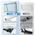 thumbnail image 3 of Yiwa 3-in-1 Soccer Rebounder Net & Goal, Dual-Function Trainer with Fast Rebound Net and Heavy-Duty Steel Frame, Ideal for Backyard, Field, and All Ages or Skill Levels, 3 of 7
