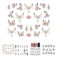 thumbnail image 4 of Autocollant pour Ongles Fleur pour Femmes Filles Champignon Rétro Art des Ongles Déco Décalque Bricolage Manucure Enveloppement Accessoires, 4 of 8