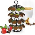 thumbnail image 2 of MesaSe Heavy-Duty Iron Coffee Pod Holder Detachable Coffee Pod Rack 360 Degree Rotatable Coffee Pod Organizer for Countertop Kitchen Office, 2 of 6