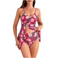 thumbnail image 2 of LSLJS Jupe Fendue Aguichant pour Femmes, Cache-Maillot Boxeur, Tankini Maillots de Bain, 2 of 7