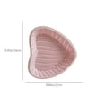 thumbnail image 3 of EGNMCR Heart Shaped Remote Control Wedding Candy Box Plastic Basket Jewellery Desktop Storage Basket Rattan Storage Basket Woven Woven Basket Desktop Storage Basket, 3 of 7