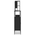 thumbnail image 5 of vidaXL 4 Piece Bathroom Furniture Set Black Engineered Wood, 5 of 5
