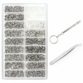 thumbnail image 1 of dodocool Glasses Repairing Screws Sunglasses Repairing Small Screws Kit Stainless Steel Tool Set About 1000PCS, 1 of 1