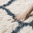 thumbnail image 5 of Safavieh Hudson Aline Tapis Géométrique Shag, 5 of 5