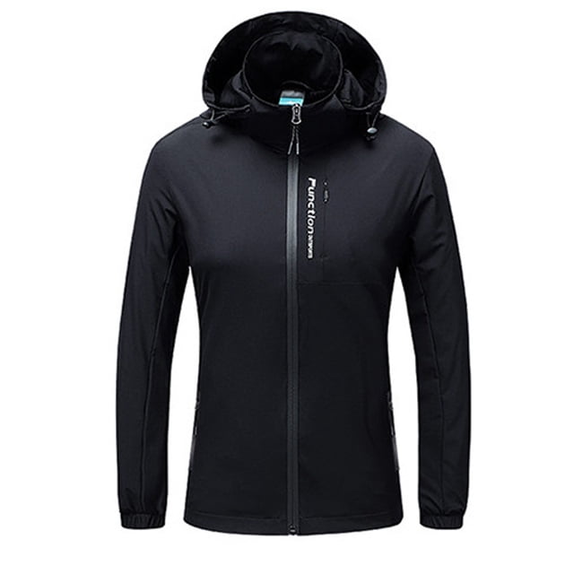 Veste de Pluie pour Femmes Ski Extérieur Grande Taille Veste Coupe-Vent à Capuche