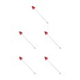 thumbnail image 3 of Maytalsory Wine Glass Stirrer Stirring Rod Silicone Fruit Head Stainless Steel Long Handle Muddler Bar Tool Accessories Cafe Watermelon 5Set, 3 of 6