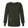 thumbnail image 2 of Adar Universal Women's Scrub Set - Warm-Up Scrub Jacket and Elastic Pull-On Pants, 2 of 5