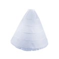 thumbnail image 4 of KLKCMS Accessoire Crinoline de Mariée Jupon de Robe de Mariée pour Banquet Fête Cosplay 5 Cerceaux, 4 of 9