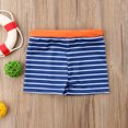 thumbnail image 2 of Little boy swimming trunks cute shark/star/stripe print low-cut, 2 of 6