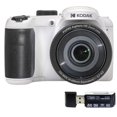 thumbnail image 2 of Kodak PIXPRO AZ255  Digital Camera (WHITE) 16MP 25X Optical Zoom 24mm Wide Angle Lens Vlogging Camera Plus a Free Vidpro USB 2.0 Card Reader, 2 of 11