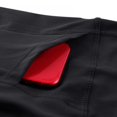 thumbnail image 3 of 2021 Pantalons de Yoga Sport Taille Haute pour Femmes Séchage Rapide Respirant Extensible Compression Raccourcis Bleu01, 3 of 7
