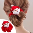 thumbnail image 1 of Meitianfacai Christmas Christmas Tree Santa Claus Plush Elastic Hair Rope Cute Doll Hair Accessories Head Rope, 1 of 5