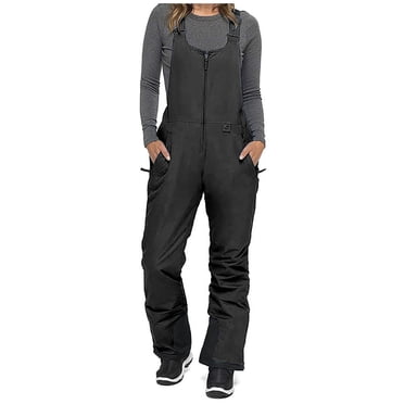 Besolor Salopette de Ski pour Femmes Isolée et Imperméable, Pantalon de Planche à Neige d'Hiver, Combinaison Coupe-Vent