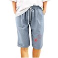 thumbnail image 1 of Shorts à Taille Élastique pour Femmes Mode Décontractée Shorts Amples Taille Élastique Poche d'Été Shorts Taille Élastique Femmes Taille 16 Shorts Femmes, 1 of 4