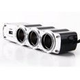 thumbnail image 2 of Daisyyozoid Wholesale 1 USB Charger Supply and 3 Socket Car Cigarette Lighter Extender Splitter, 2 of 3