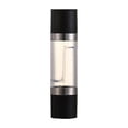 thumbnail image 2 of Double Head Pepper Grinder Set | 2-in-1 Adjustable Coarse & Fine Ceramic Mill | 7.99" Acrylic Refillable Salt & Pepper Shaker | 191g Lightweight Kitchen Essential | Black & White, 2 of 7