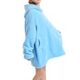 thumbnail image 4 of Faithtur Universal Warm Hooded Sweater Fashion Printing Mink Wool Home Clothes, 4 of 6