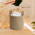 thumbnail image 4 of Chmadoxn Storage Trunks, Rope Hand-woven Storage Basket Rope Woven Storage Basket Basket Foldable Storage Dirty Clothes Toys Sundries Storage Basket Organising Basket Storage Basket, 4 of 7