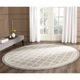 thumbnail image 2 of Safavieh Amherst Collection AMT422R Tapis Rond Intérieur, Extérieur Gris Foncé et Beige (9 Pieds Diamètre), 2 of 3