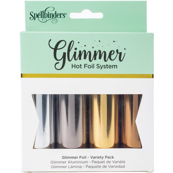 Spellbinders Glimmer Foil Variety Pack-Essential Metallics - GLF040