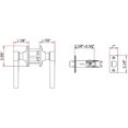 thumbnail image 3 of Coventry -Way Adj. Entry Door Handle Set, 3 of 6
