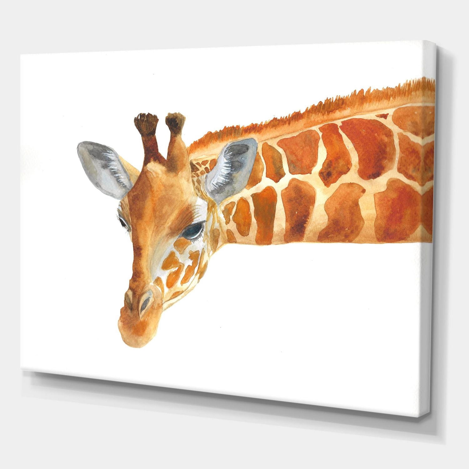 Designart Portrait d'Une Girafe IX Art mural sur toile