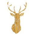 thumbnail image 1 of Wweixi Multifunctional 3D Mirror Deer Wall Sticker For Various Uses Personalized Home gold M 1Set, 1 of 6