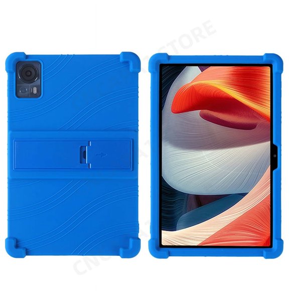 4 Thicken Cornors Silicone Cover with Kickstand For Doogee T20S T20 Case 10.4" Tablet PC Soft Shockproof Protector Funda Dark Blue Doogee T20S 10.4inch