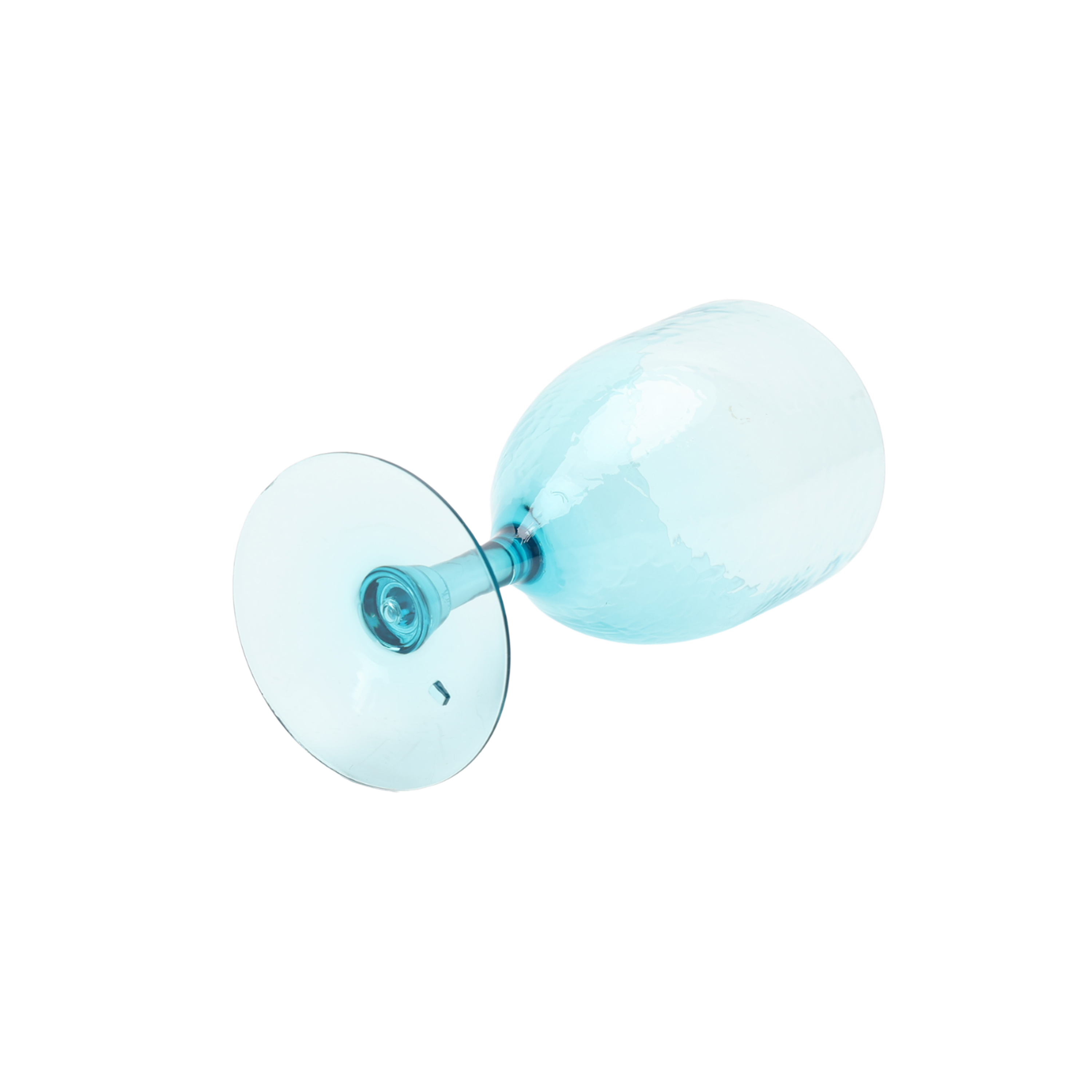 Hometrends Gobelet Acrylique Bleu Martelée 419mL