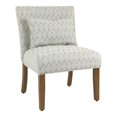 thumbnail image 1 of HomePop Fauteuil d'Appoint Parker Transitionnel en Tissu avec Coussin, Gris Texturé, 1 of 12