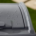 thumbnail image 4 of Suncast 30-Gallon Hideaway Outdoor Trash Waste Bin, Cyberspace (2 Pack), 4 of 12