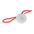 thumbnail image 2 of lionlar Balle Interactive pour Chien et Chat avec Corde Jouet Blanc, 2 of 8