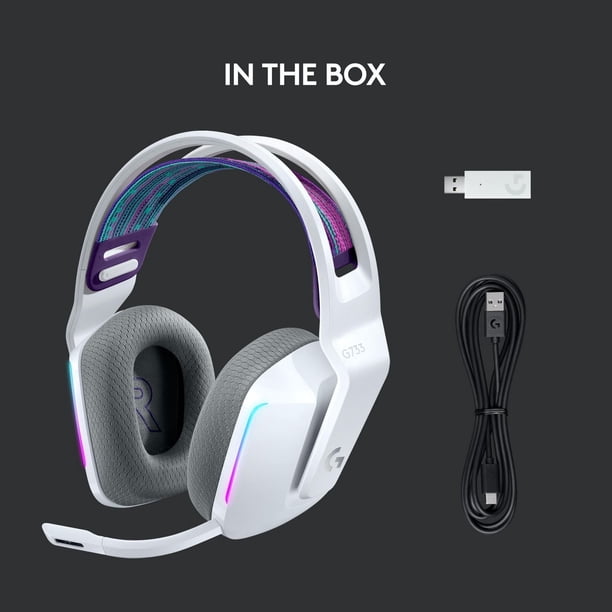 Logicool G733 LIGHTSPEED ワイヤレス RGB ゲーミン… Logitech G733 LIGHTSPEED RGB Wireless Gaming Headset - Walmart.ca