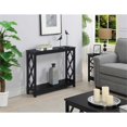 thumbnail image 2 of Convenience Concepts Diamond Table Console, Fini Bois Noir, 2 of 4