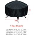 thumbnail image 4 of Hood Cover for Round Terrace Chimney Covers (L 120x20cm), 4 of 5