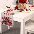 thumbnail image 4 of Saint-Valentin Mariage Rouge Drapeau de Table de la Saint-Valentin Déco Maison Nappe Imperméable Napperons de Fête de Mariage, 4 of 5