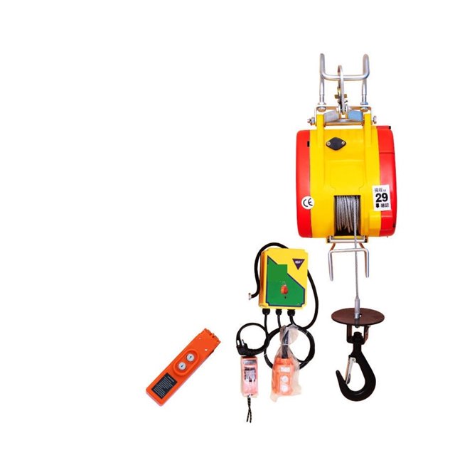 160kg 30M Mini Electric Hoist Household Suspension Small Electric Hoist Lifting Air Conditioner Crane Household Crane Lift ,Powerful Pulling Performance