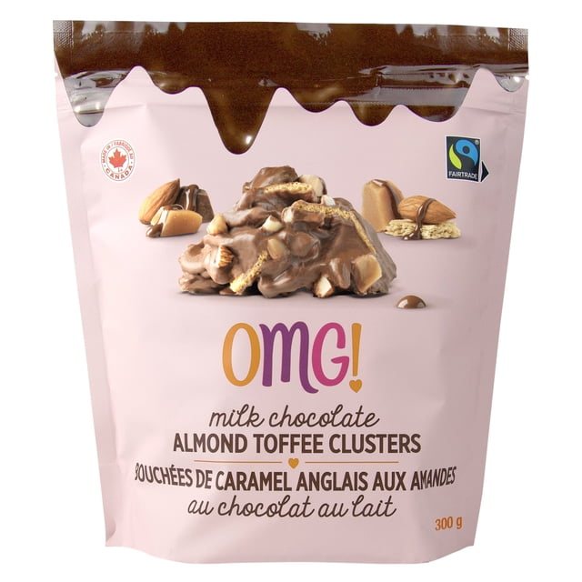 OMG! Milk Chocolate Almond & Toffee Clusters