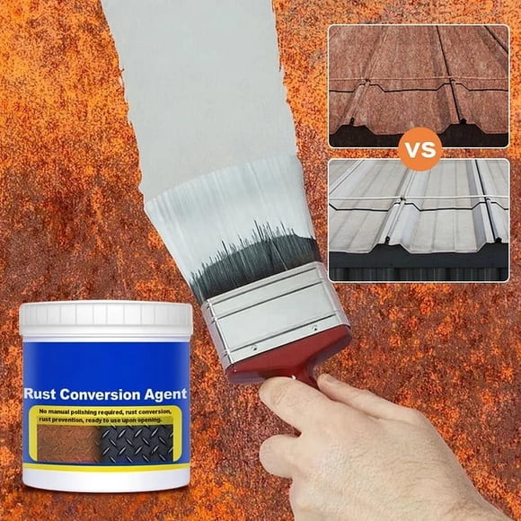 Water-Based Rust Converter and Metal Primer - No Grind Rust Removal Treatment for Automotive Parts, Tools, and Machinery