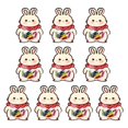 thumbnail image 1 of Hinati Limited Time Deal 10Pcs Snack Bags for Kids Reusable Bags Cute Cookie Bags Gift Bags with Handles Multiple Uses Gift Bags for Popcorn, Snack and Cookie Candy Bags, 1 of 8