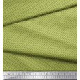 thumbnail image 3 of Soimoi Green Velvet Fabric Cedar Tree Print Fabric by the Yard 58 Inch Wide, 3 of 5