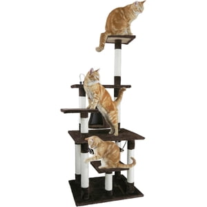 IPet 65” Cat Tree Condo Teepee Cat Furniture Arbre d'exercice chat de la maison d'animaux de compagnie à Brown