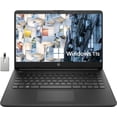 thumbnail image 1 of HP Premium Stream Portable 14 Pouces HD BrightView, Intel Celeron N4120, 8 Go RAM, 64 Go Stockage eMMC, UHD Graphics, Caméra Web HD, 1 An Office 365, Bluetooth, WiFi, HDMI, Win 11s, Noir, Carte USB Hotface 32 Go, 1 of 9