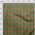 thumbnail image 2 of oneOone Organic Cotton Voile Fabric Chevron & Tree Block Printed Fabric 1 Yard 42 Inch Wide, 2 of 4